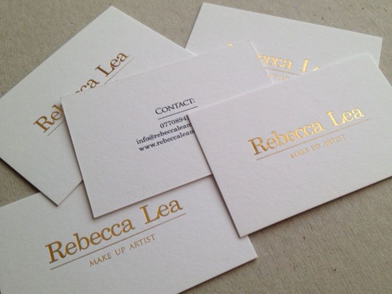 Gold Foiled Business Cards Durban