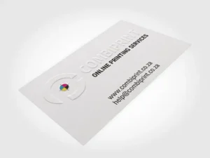 Embossed Business Cards